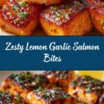 Lemon Garlic Air Fryer Salmon Bites Recipe
