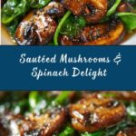 Easy Sautéed Mushrooms with Spinach Recipe