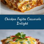 Cheesy Chicken Fajita Casserole Recipe