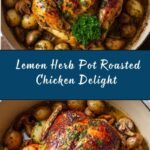 Creamy Lemon and Herb Pot Roasted Chicken Recipe