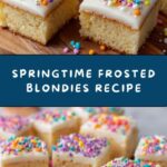 Frosted Easter Blondies Recipe