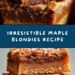 Maple Blondies Recipe