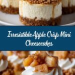 Apple Crisp Mini Cheesecakes Recipe