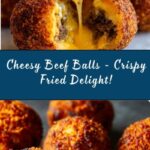 Fried Cheesy Ground Beef Balls Recipe