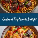 Shrimp and Steak Noodles Recipe
