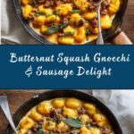 Creamy Butternut Squash Gnocchi with Sausage Recipe