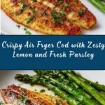 Air Fryer Cod with Lemon and Parsley Recipe