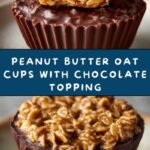 Easy No-Bake Peanut Butter Oat Cups with a Chocolate Topping Recipe