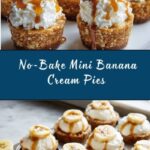 No-Bake Mini Banana Cream Pies Recipe