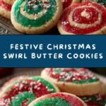 Christmas Swirl Butter Cookies Recipe