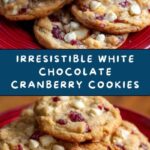 White Chocolate Cranberry Cookies Recipe