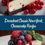 Classic New York Cheesecake: The Ultimate Creamy Delight Recipe