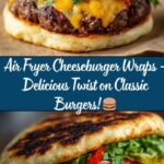 Air Fryer Cheeseburger Wraps Recipe