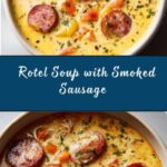 Cheesy Rotel Soup with Smoked Sausage Recipe