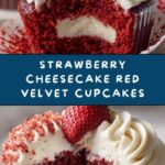 Strawberry Cheesecake Red Velvet Cupcakes Recipe