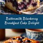 Buttermilk Blueberry Breakfast Cake Recipe