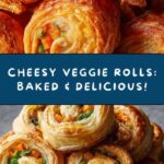 Cheesy Baked Vegetable Rolls Recipe