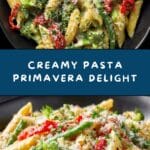 Creamy Pasta Primavera Recipe