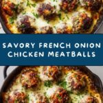 French Onion Chicken Meatballs Recipe