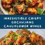 Crispy Gochujang Cauliflower Wings Recipe