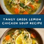 Greek Lemon Chicken Soup (Avgolemono) Recipe