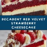 Red Velvet Strawberry Cheesecake Recipe
