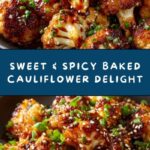 Sweet Spicy Baked Cauliflower Recipe