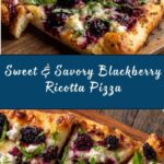 Blackberry Ricotta Pizza with Basil Recipe