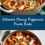 Cheesy Pepperoni Pasta Bake Recipe