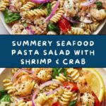 Seafood Pasta Salad with Shrimp & Crab Recipe
