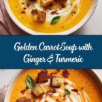 Carrot Soup with Ginger and Turmeric Recipe