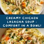 Creamy White Chicken Lasagna Soup Recipe