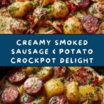Creamy Smoked Sausage & Potato Crockpot Dinner Recipe
