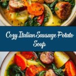 Italian Sausage Potato Soup with Carrots & Spinach Recipe