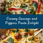 Creamy Sausage and Peppers Pasta Recipe