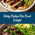 Easy Sticky Chicken Rice Bowl Recipe