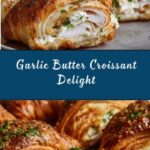 Buttery Garlic Baked Croissants Recipe