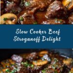 Slow Cooker Beef Stroganoff Recipe