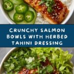 Salmon Bowls with Herbed Tahini Dressing Recipe