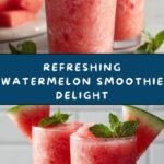 Watermelon Smoothie Recipe