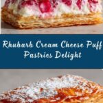 Rhubarb Cream Cheese Puff Pastries Recipe