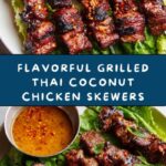 Grilled Thai Coconut Chicken Skewers Recipe