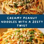 Creamy Peanut Noodles Recipe