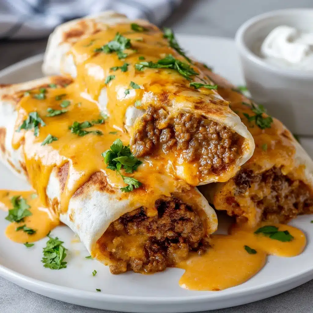 Best Beef and Cheese Burrito Recipe - Recipe Image