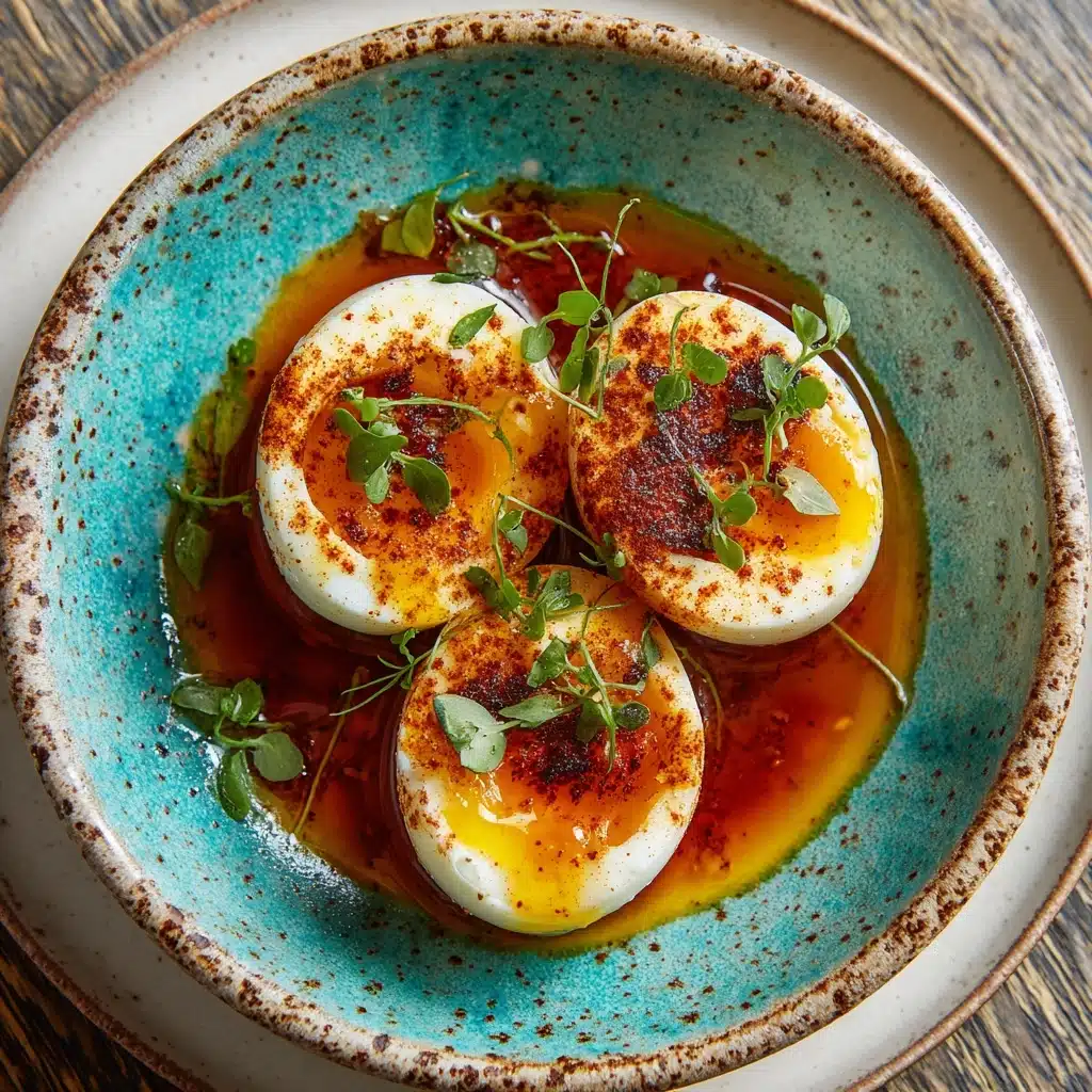 Turkish Eggs (Cilbir) Recipe - Recipe Image