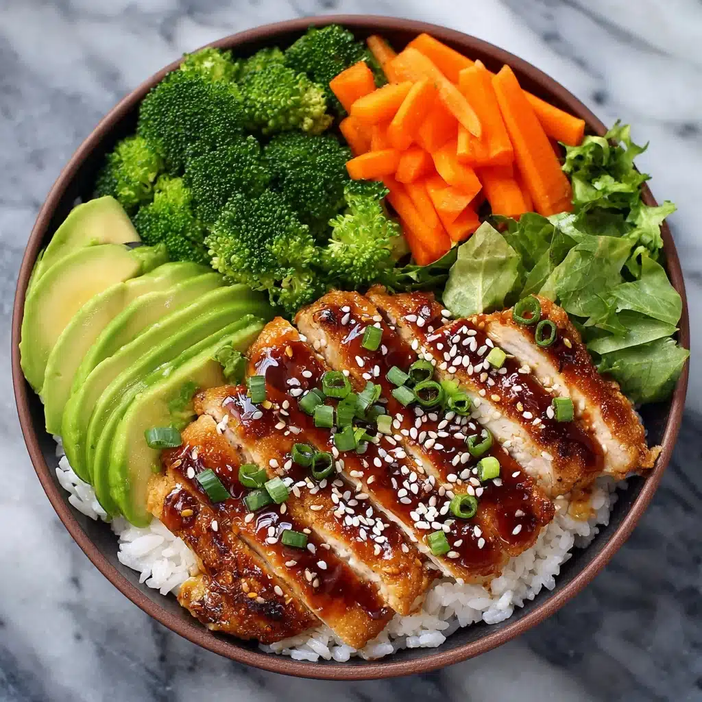Sweet & Sticky Chicken Rice Bowls Recipe - Recipe Image