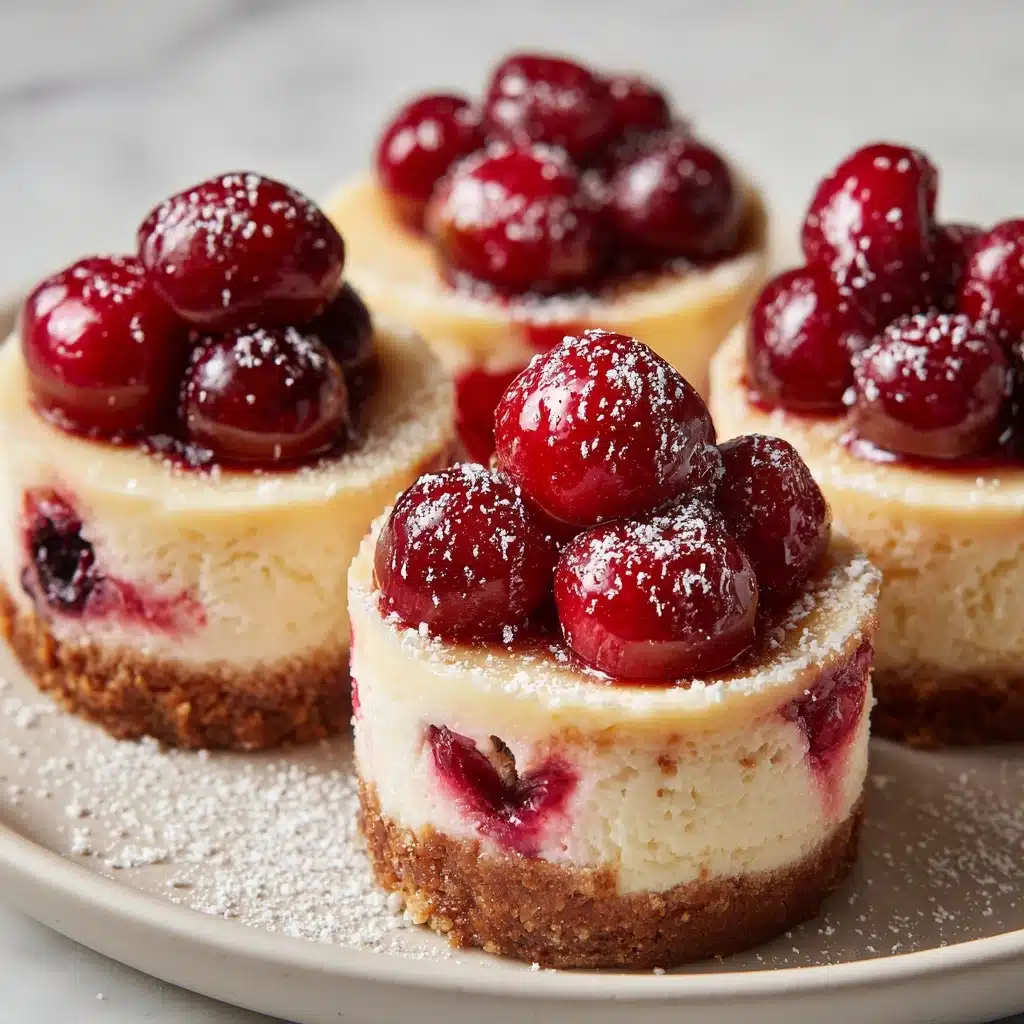Mini Cranberry Cheesecakes Recipe - Recipe Image