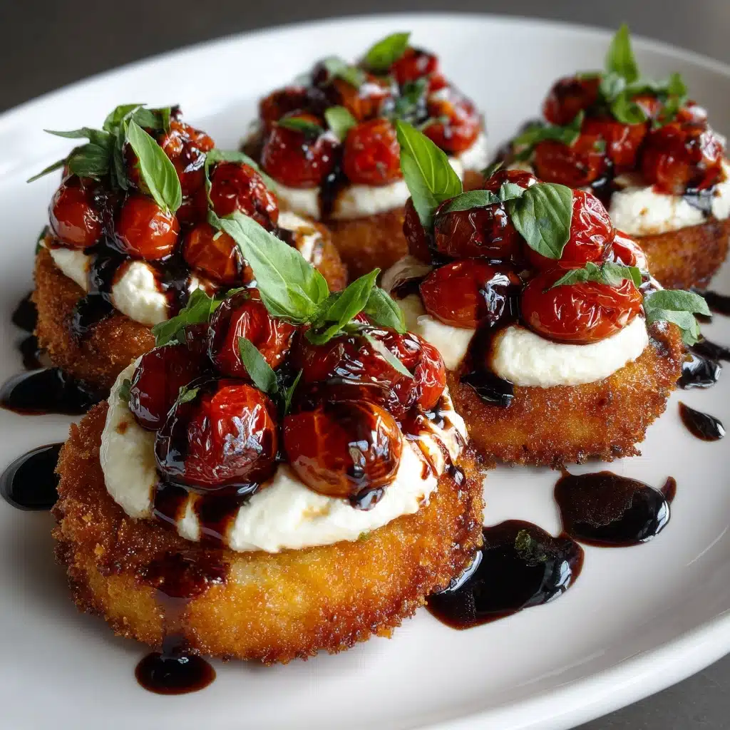 Italian Basil Chicken Cutlets with Tomato and Burrata Topping Recipe - Recipe Image
