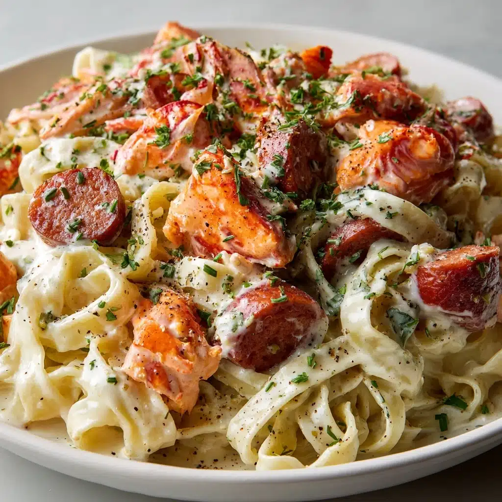 Creamy Tuscan Lobster Pasta Recipe - Recipe Image