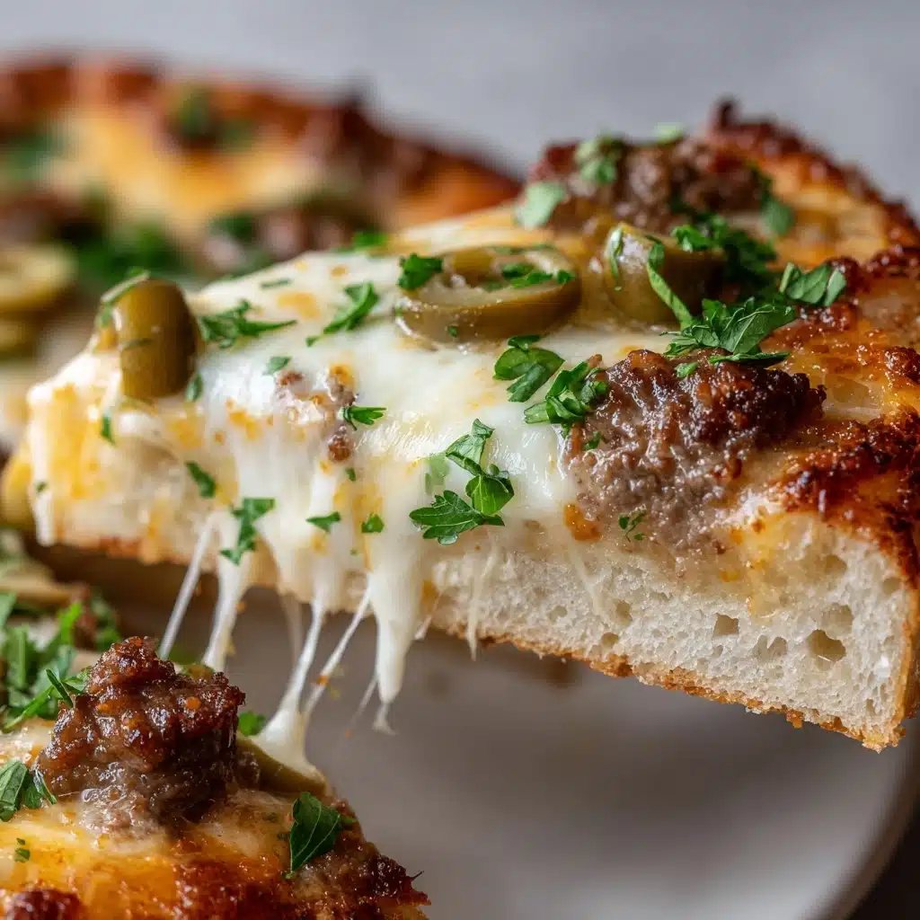 Philly Cheesesteak Cheesy Bread Recipe - Recipe Image